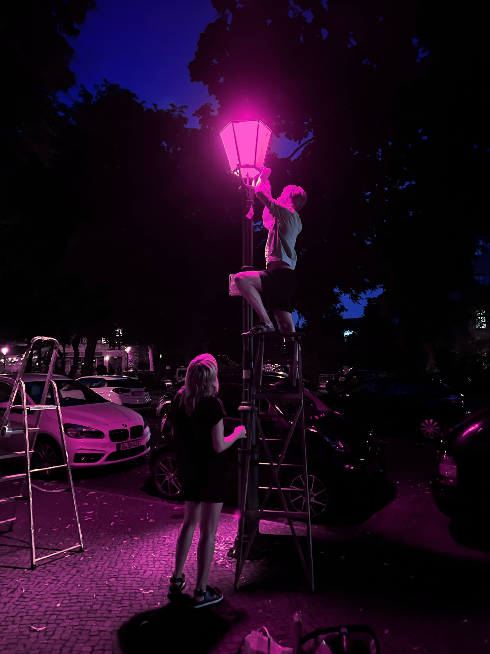#pinkcitylightproject Isabella Chydenius Photo: Isabella Chydenius